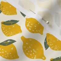 (small scale) lemons - summer citrus - yellow OG - LAD20