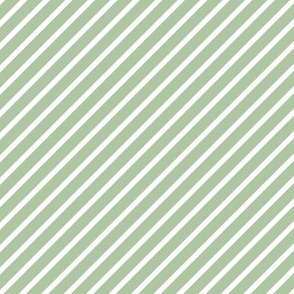 Light Mint Diagonal Stripes