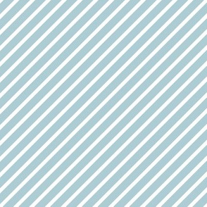 Light Dusty Blue Diagonal Stripes