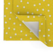 polka dots on yellow - scatter dots - LAD20