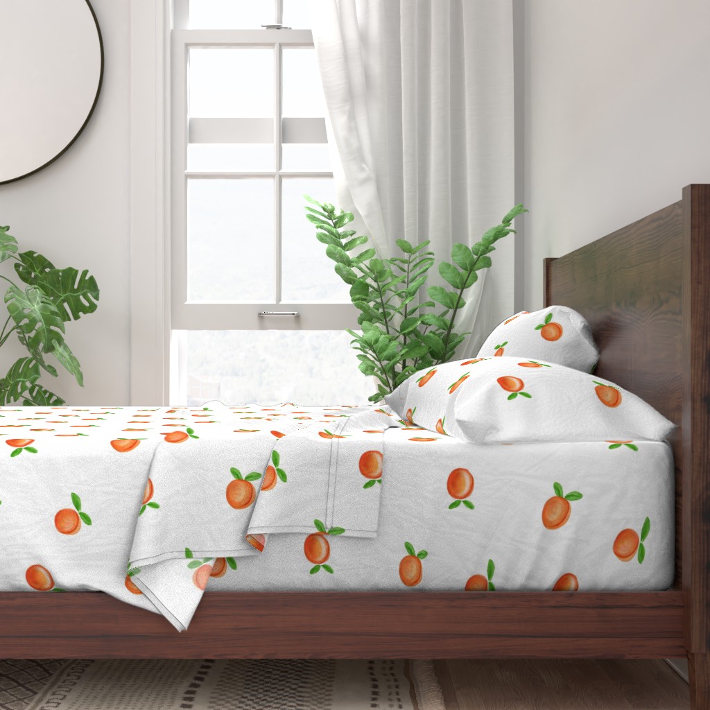 So Peachy Sweet Fruit / Painterly Peach - Orange -lg  