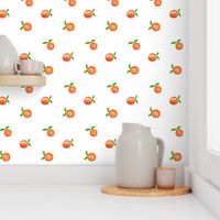 So Peachy Sweet Fruit / Painterly Peach - Orange -lg  