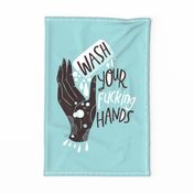 Tea Towel: Wash Your Fucking Hands