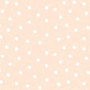 polka dots on pale pink - scatter dots - LAD20