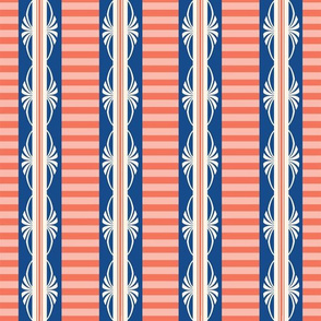 1932 STRIP (CORAL AND NAVY)
