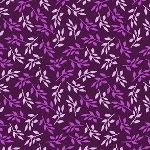 Purple Lavender Leaves