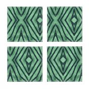 African Tribal Shield-muted green