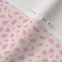 Minimal terrazzo texture abstract scandinavian trend classic basic spots design soft blush beige pink baby nursery