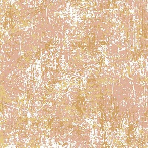 Faux Texture | Peachy Pink + Gold + White Wallpaper