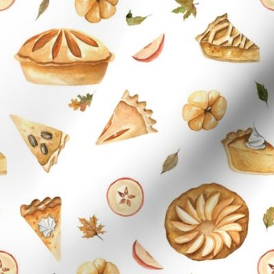 Fall Pies // White