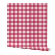 Small scale // Picnic towel plaid // red