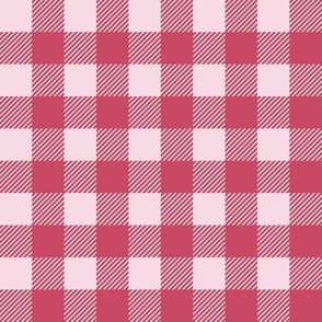 Small scale // Picnic towel plaid // red