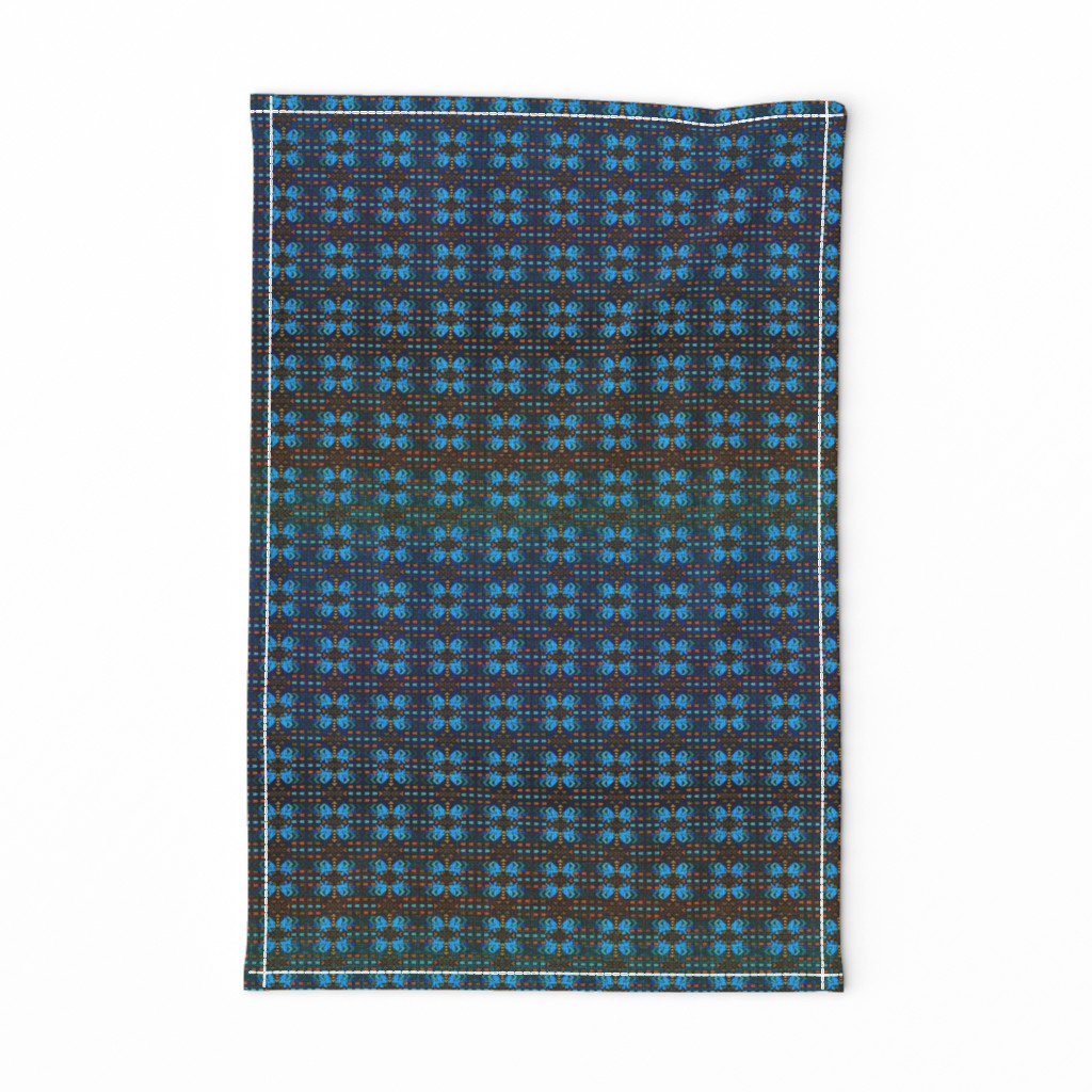 Southwestern Tiny Blue Pattern