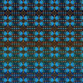 Southwestern Tiny Blue Pattern