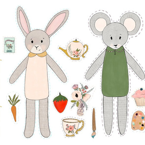 Fern And Lucy Cut And Sew Dolls
