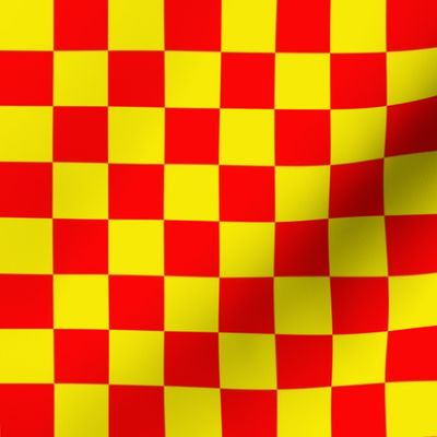 Red and yellow checker 1"