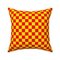 Red and yellow checker 1"