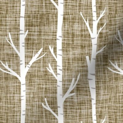 pearwood linen birch trees