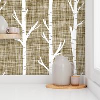 pearwood linen birch trees