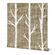 pearwood linen birch trees