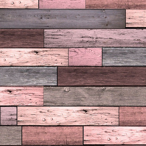 Wood planks pinks large