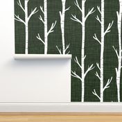 seaweed linen birch trees