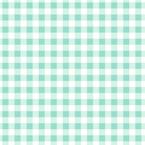 Gingham in Mint