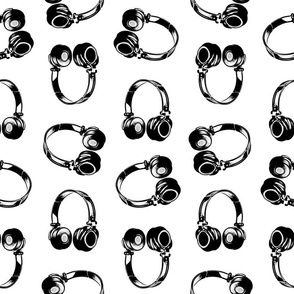 Headphones Music Pattern