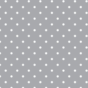 gray polka dot