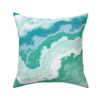 marbled sea foam - XL