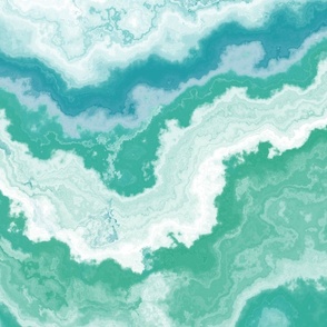 marbled sea foam - XL