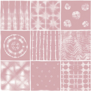 shibori mix pink rose