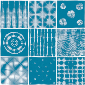 Shibori mix turquoise