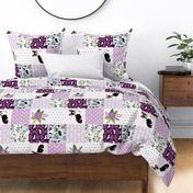 tri corgi dog fabric - pet quilt c dog, dogs, pet quilt, patchwork