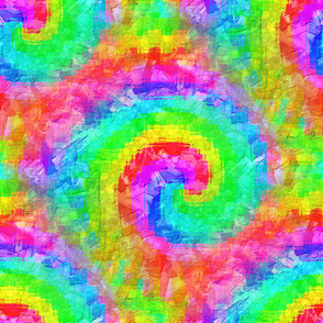 Rainbow Tie-Dye Swirl