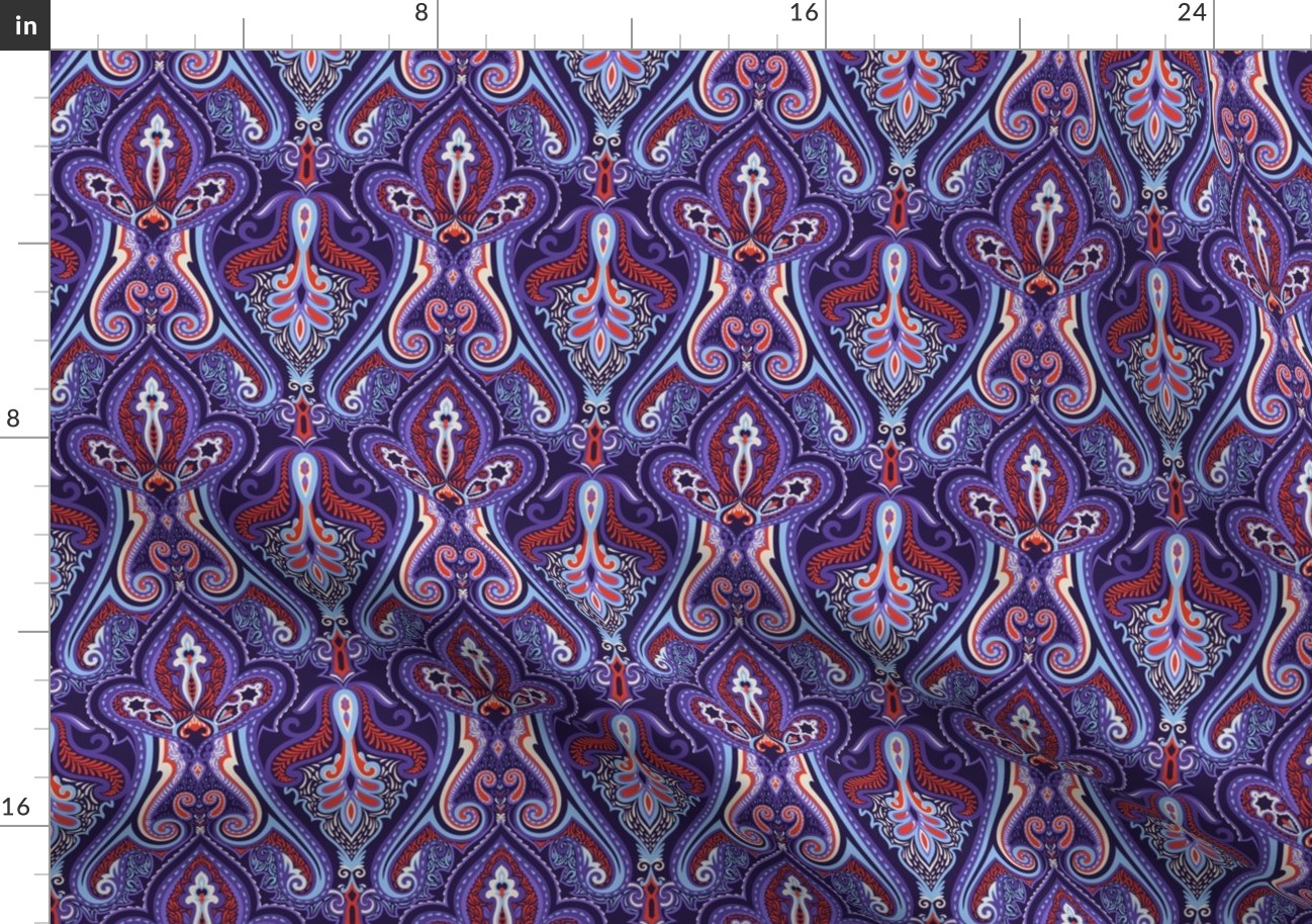 Vintage Paisley Violet