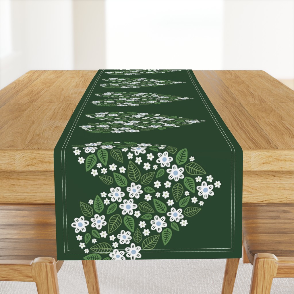 21x18 green meadow heart vertical panel