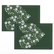 21x18 green meadow heart vertical panel