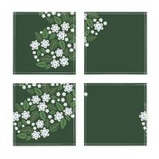 21x18 green meadow heart vertical panel