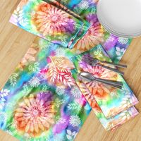 Botanical Watercolor Tie Dye