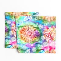 Botanical Watercolor Tie Dye