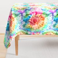 Botanical Watercolor Tie Dye