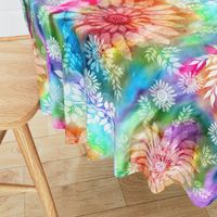 Botanical Watercolor Tie Dye