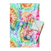 Botanical Watercolor Tie Dye