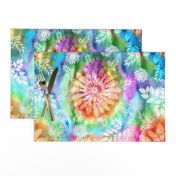 Botanical Watercolor Tie Dye