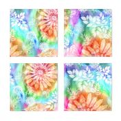 Botanical Watercolor Tie Dye