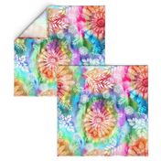 Botanical Watercolor Tie Dye