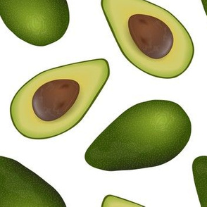 avocado fruit  pattern