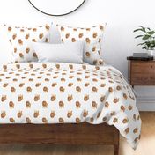 Lion Pattern White