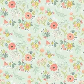 Woodland Floral: Mint